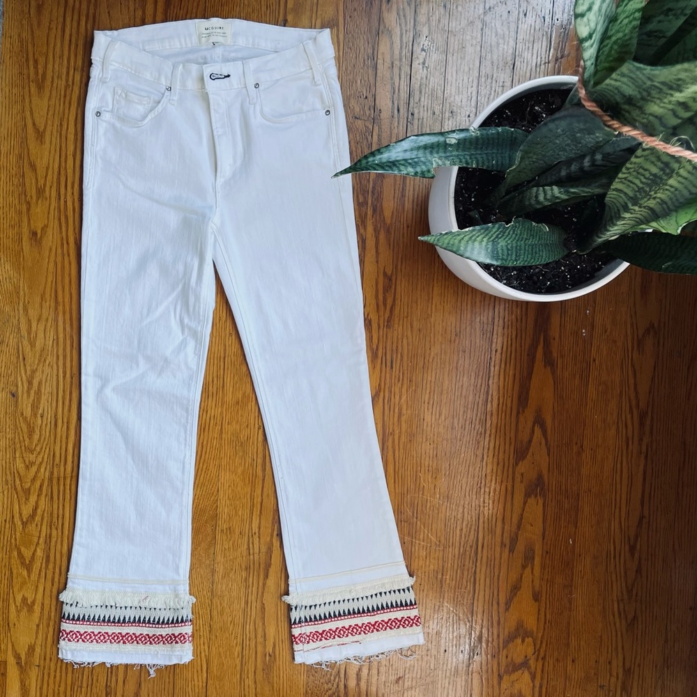 MCGUIRE Ambrosio Majorette Kick Flare Cropped Jean